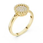 Luminary Round Brilliant Cluster Statement Ring