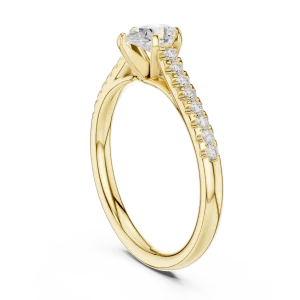 Ethereal Pear Cut Brilliant Accented Ring - Image 3