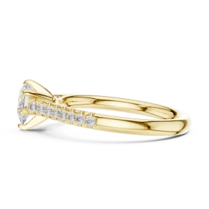 Ethereal Pear Cut Brilliant Accented Ring - Image 4