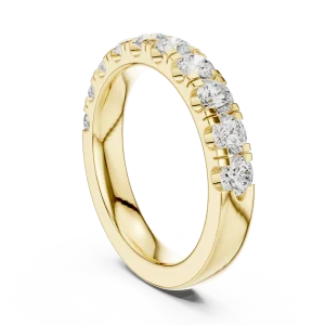 Infinite Radiance Round Brilliant Pavé Eternity Band - Image 3
