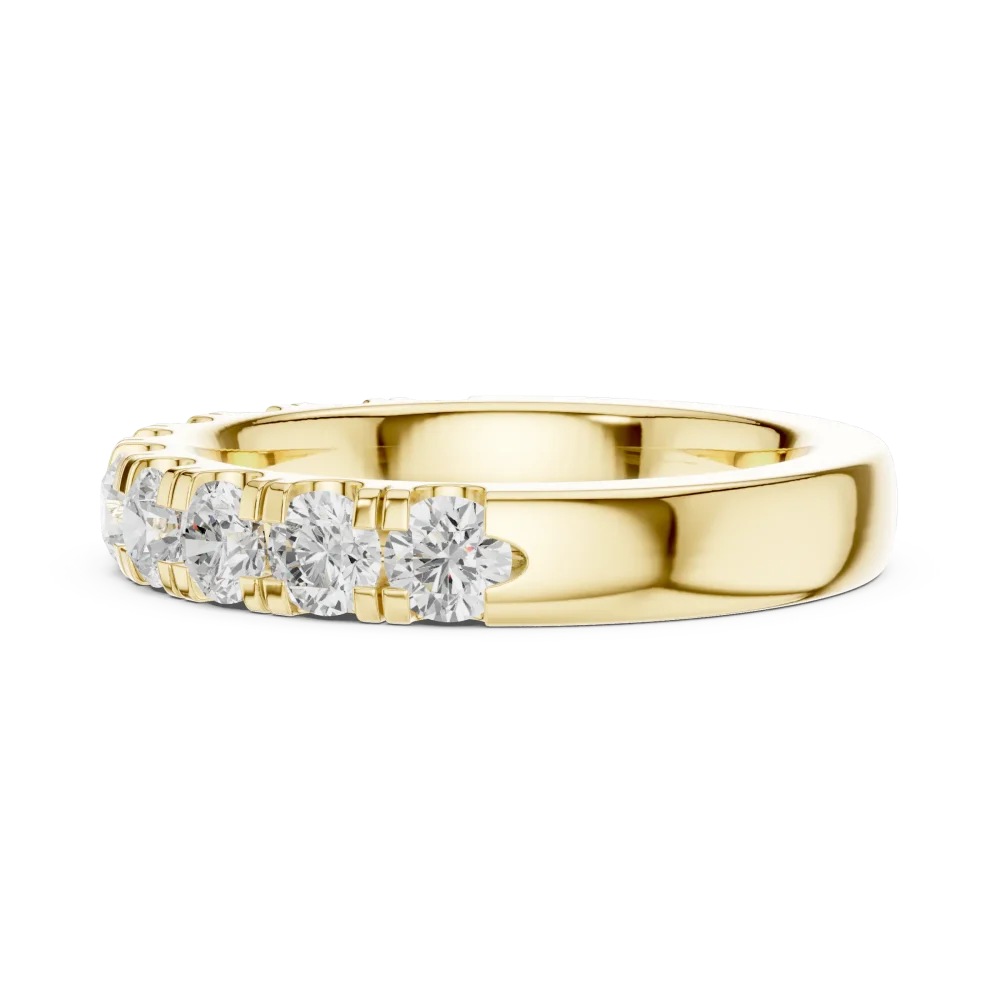 Infinite Radiance Round Brilliant Pavé Eternity Band - Image 4