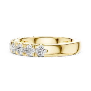 Infinite Radiance Round Brilliant Pavé Eternity Band - Image 4
