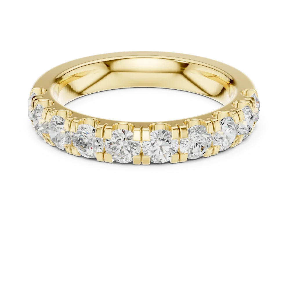 Infinite Radiance Round Brilliant Pavé Eternity Band - Image 2