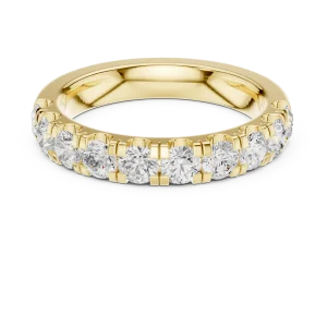 Infinite Radiance Round Brilliant Pavé Eternity Band - Image 2