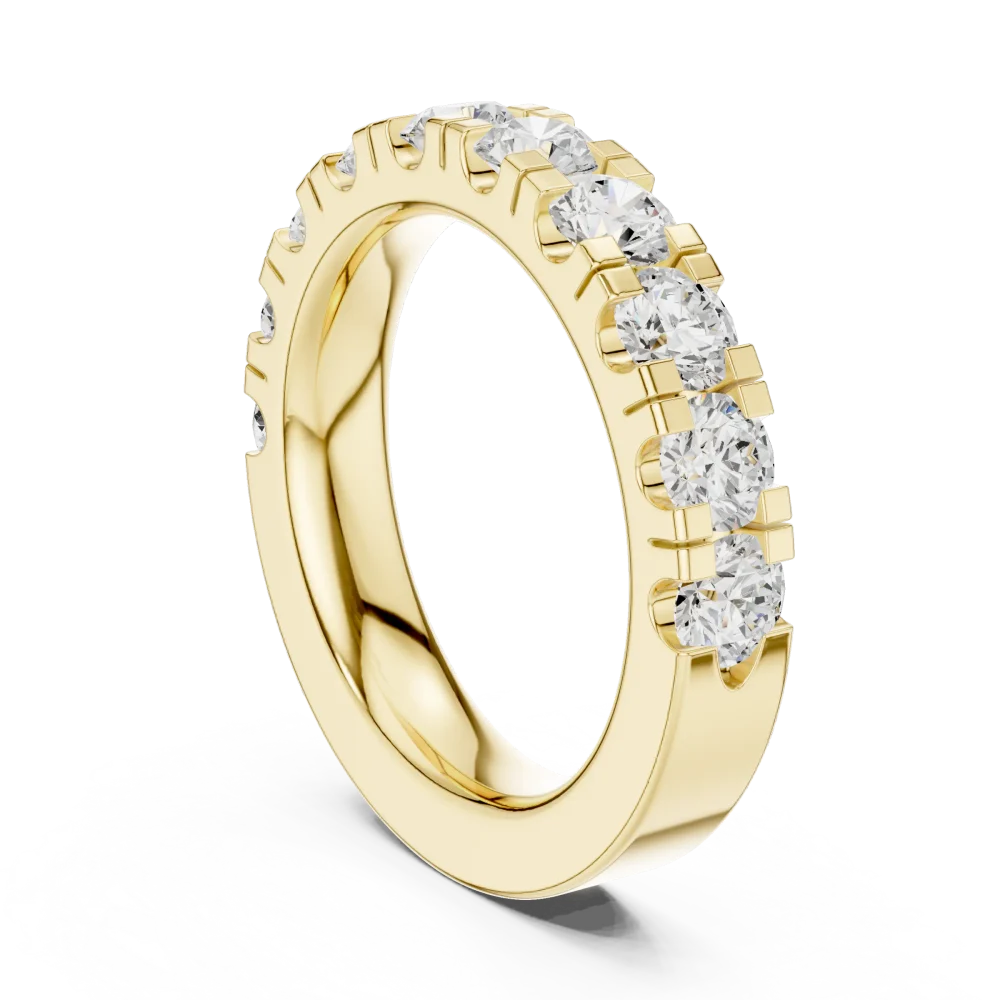 Infinite Scintillation Round Brilliant Cut Eternity Band - Image 3