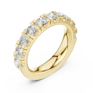 Infinite Scintillation Round Brilliant Cut Eternity Band