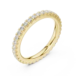 Infinite Radiance Round Brilliant Pavé-Set Eternity Band