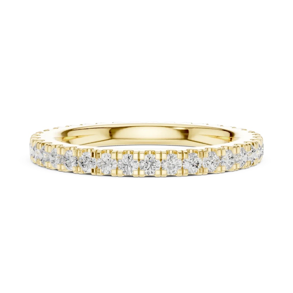 Infinite Radiance Round Brilliant Pavé-Set Eternity Band - Image 4