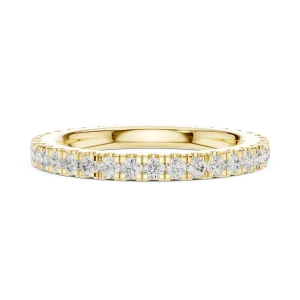 Infinite Radiance Round Brilliant Pavé-Set Eternity Band - Image 4