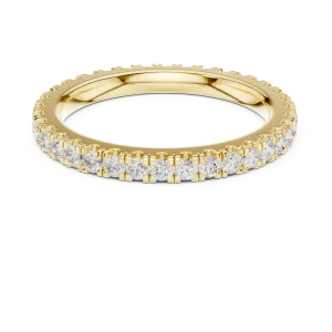 Infinite Radiance Round Brilliant Pavé-Set Eternity Band - Image 2