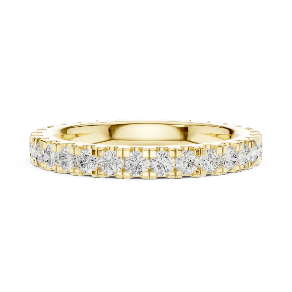 Infinite Scintillation Round Brilliant Pavé Eternity Band - Image 4
