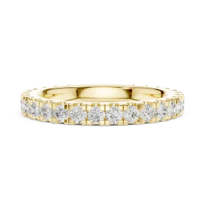 Infinite Scintillation Round Brilliant Pavé Eternity Band - Image 4