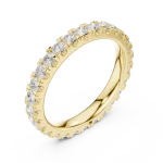 Infinite Radiance Round Brilliant Pavé-Set Eternity Band