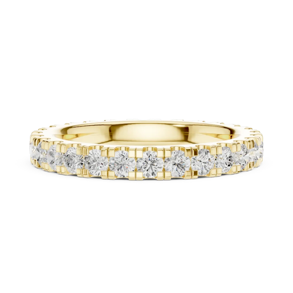 Infinite Radiance Round Brilliant Pavé-Set Eternity Band - Image 4