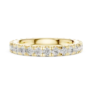 Infinite Radiance Round Brilliant Pavé-Set Eternity Band - Image 4