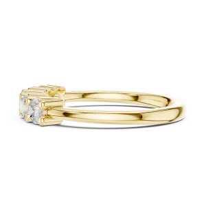 Essence Round Brilliant Five-Stone Linear Band - Image 4