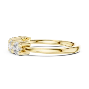 Linear Five-Stone Brilliant Cut Lab Grown Diamond Band - Image 4