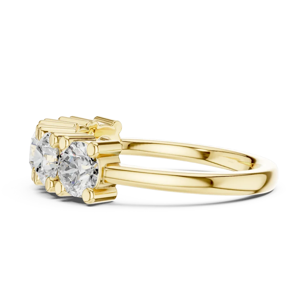 Infinite Scintillation Round Brilliant Five-Stone Band - Image 4