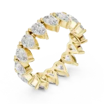 Ethereal Pear Cut Infinite Eternity Band
