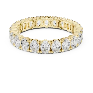Infinite Oval Eternity Band in Polished Precious Metal - Image 2