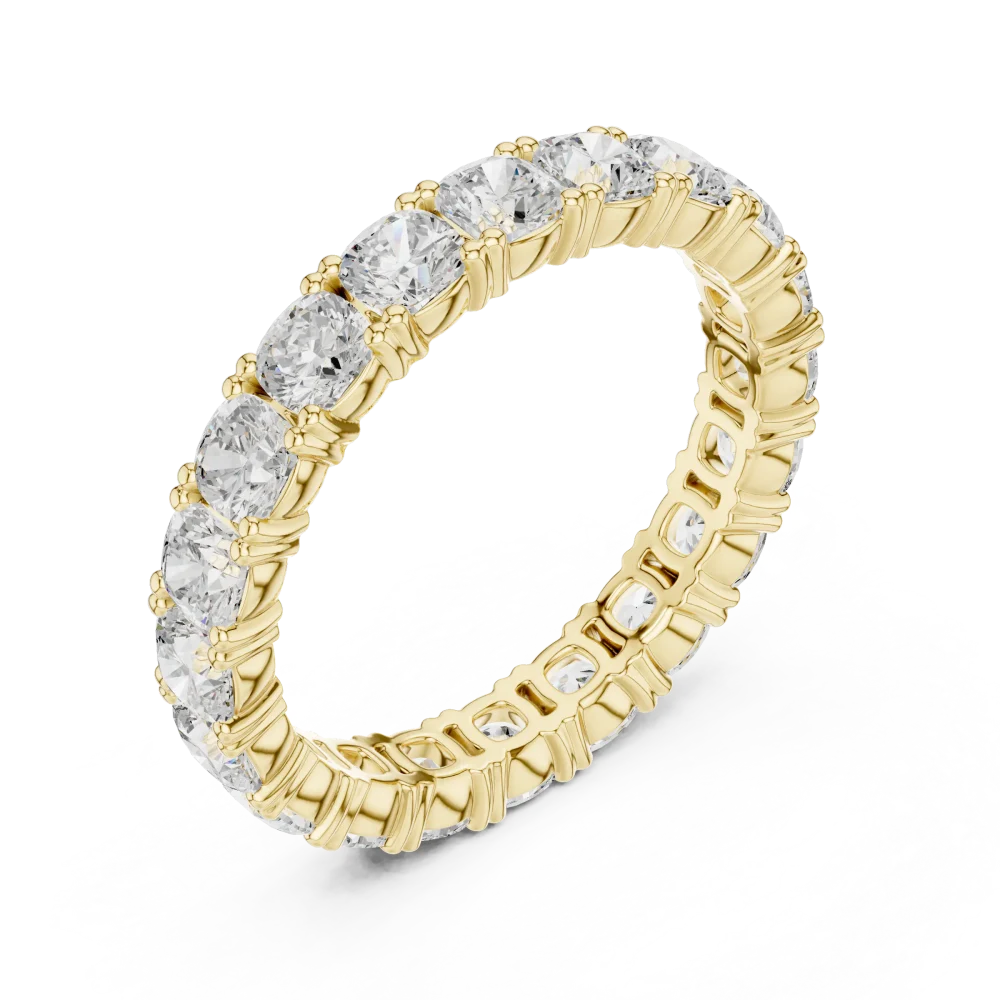 Discover the elegance of our eternity band, featuring brilliant-cut DIAMEUR lab-grown diamonds. A modern classic perfect for any occasion. Shop now.