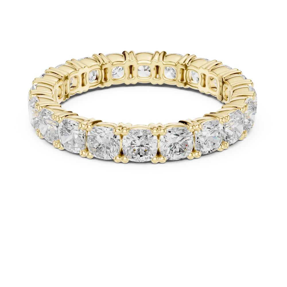 Infinite Cushion Cut Eternity Band - Image 2