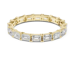 Infinite Emerald Cut Linear Eternity Band - Image 2