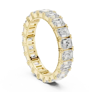 Ethereal Emerald Cut Eternity Band - Image 3