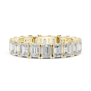 Ethereal Emerald Cut Eternity Band - Image 4
