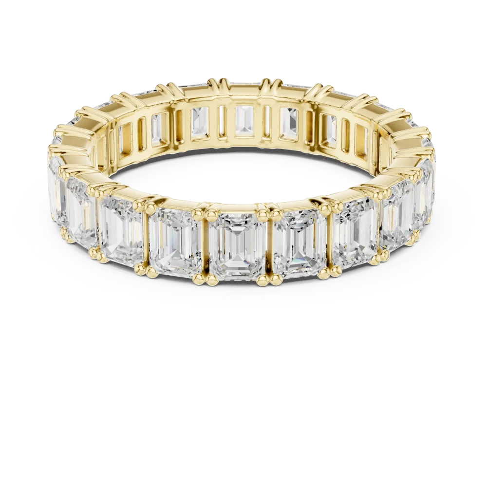Ethereal Emerald Cut Eternity Band - Image 2