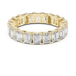 Ethereal Emerald Cut Eternity Band - Image 2