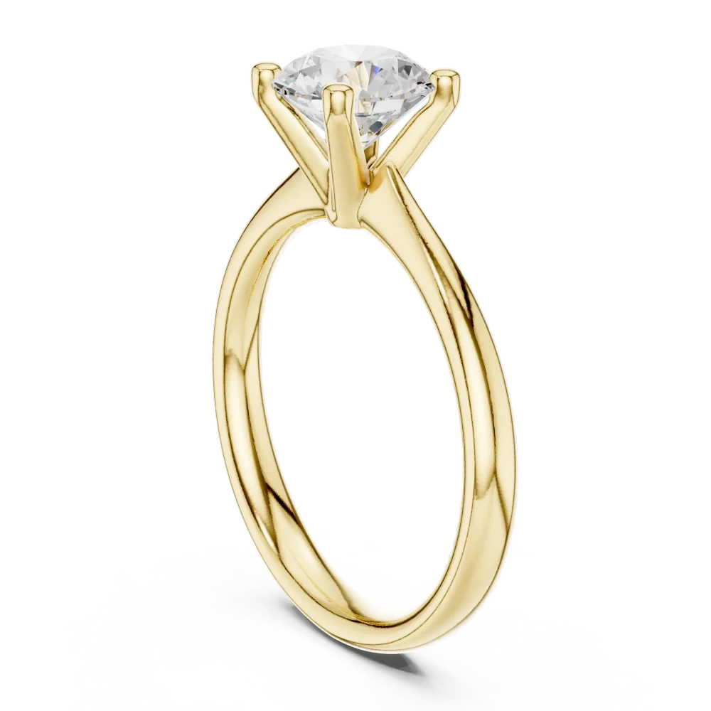 Essence Round Brilliant Cut Solitaire Ring - Image 3