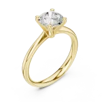 Essence Round Brilliant Cut Solitaire Ring