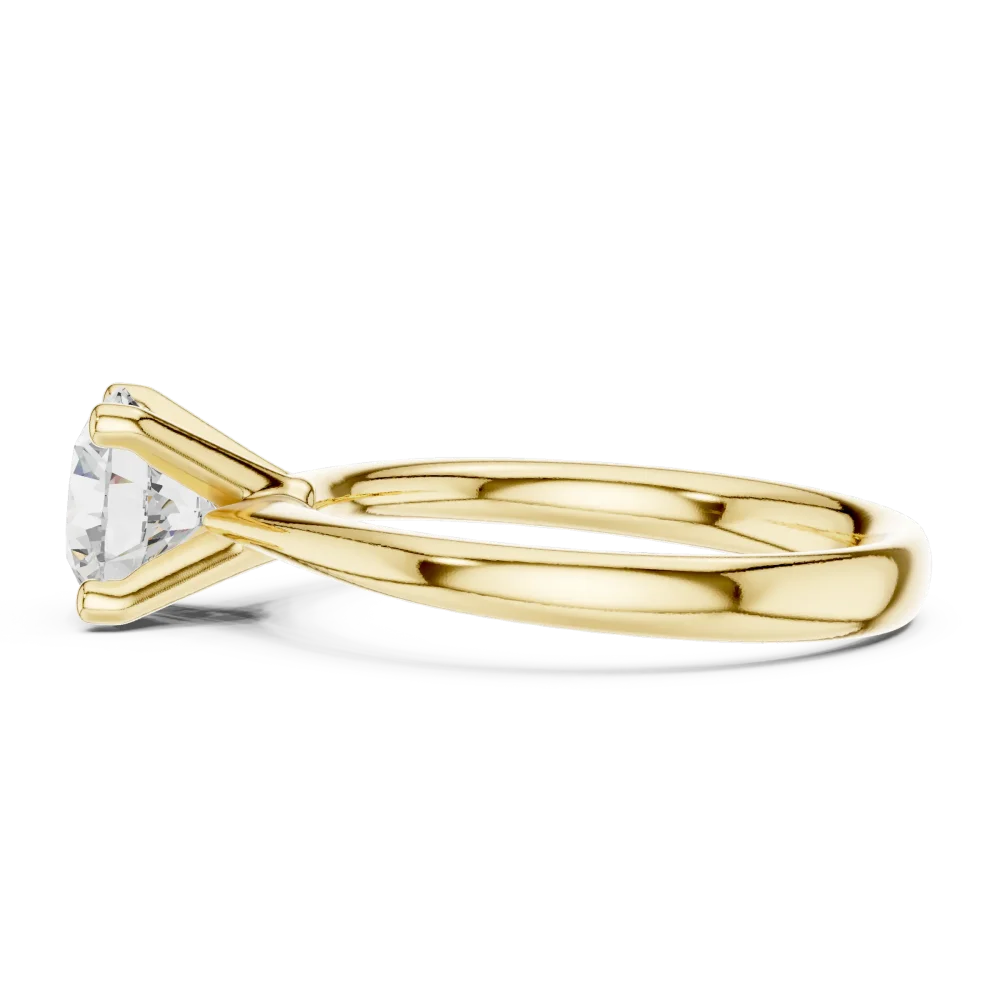 Essence Round Brilliant Cut Solitaire Ring - Image 4