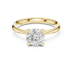 Essence Round Brilliant Cut Solitaire Ring - Image 2