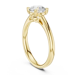 Essence Round Brilliant Cut Solitaire Ring - Image 3