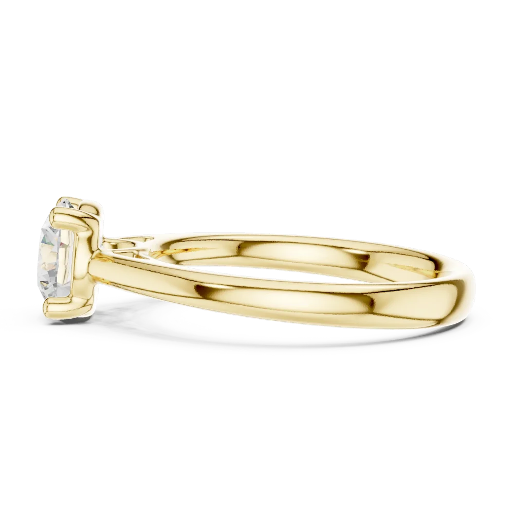 Essence Round Brilliant Cut Solitaire Ring - Image 4