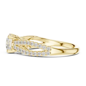 Luminary Round Brilliant Split-Shank Solitaire Ring - Image 4