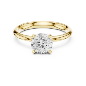 Essence Round Brilliant Cut Solitaire Ring - Image 2
