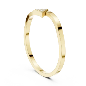 Geometric Linear Cluster Ring with Brilliant-Cut Accents - Image 3