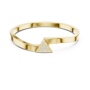 Geometric Linear Cluster Ring with Brilliant-Cut Accents - Image 2