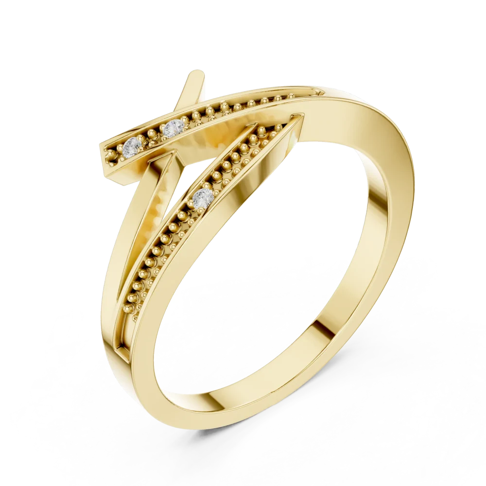 Discover the Linear Symmetry Band, a refined masterpiece featuring brilliant DIAMEUR lab-grown diamonds. A sustainable luxury essential for you.