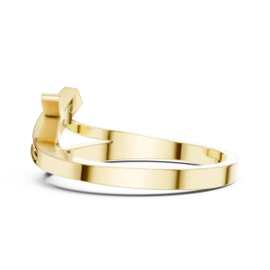 Linear Symmetry Round Brilliant Pavé-Set Band - Image 4