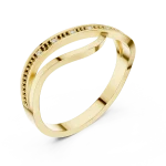 Fluid Linear Round Brilliant-Cut Pavé-Set Band