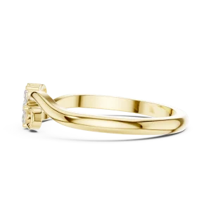 Fluid Cluster Round Brilliant-Cut Diamond Ring - Image 4