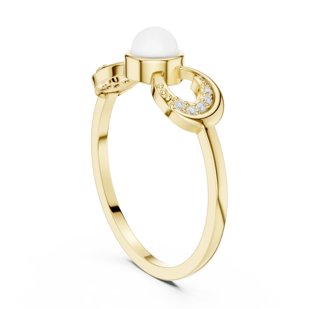 Infinite Grace Round Brilliant Accent Ring - Image 3