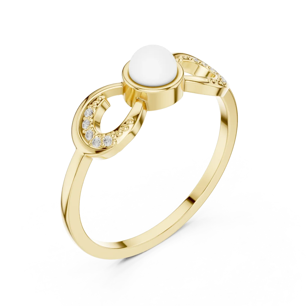 Infinite Grace Round Brilliant Accent Ring - Image 2