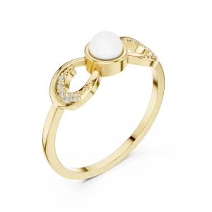 Infinite Grace Round Brilliant Accent Ring - Image 2