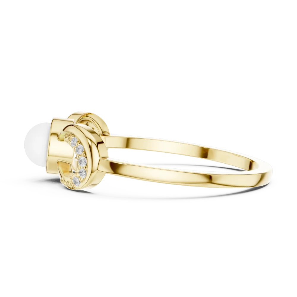 Infinite Grace Round Brilliant Accent Ring - Image 4