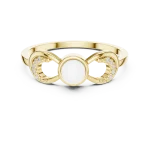 Infinite Grace Round Brilliant Accent Ring